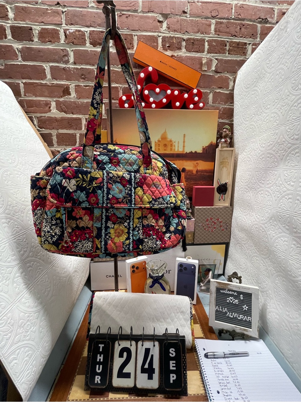 Vera Bradley
Vera Bradley Grand Traveler Happy Snails Weekender Bag